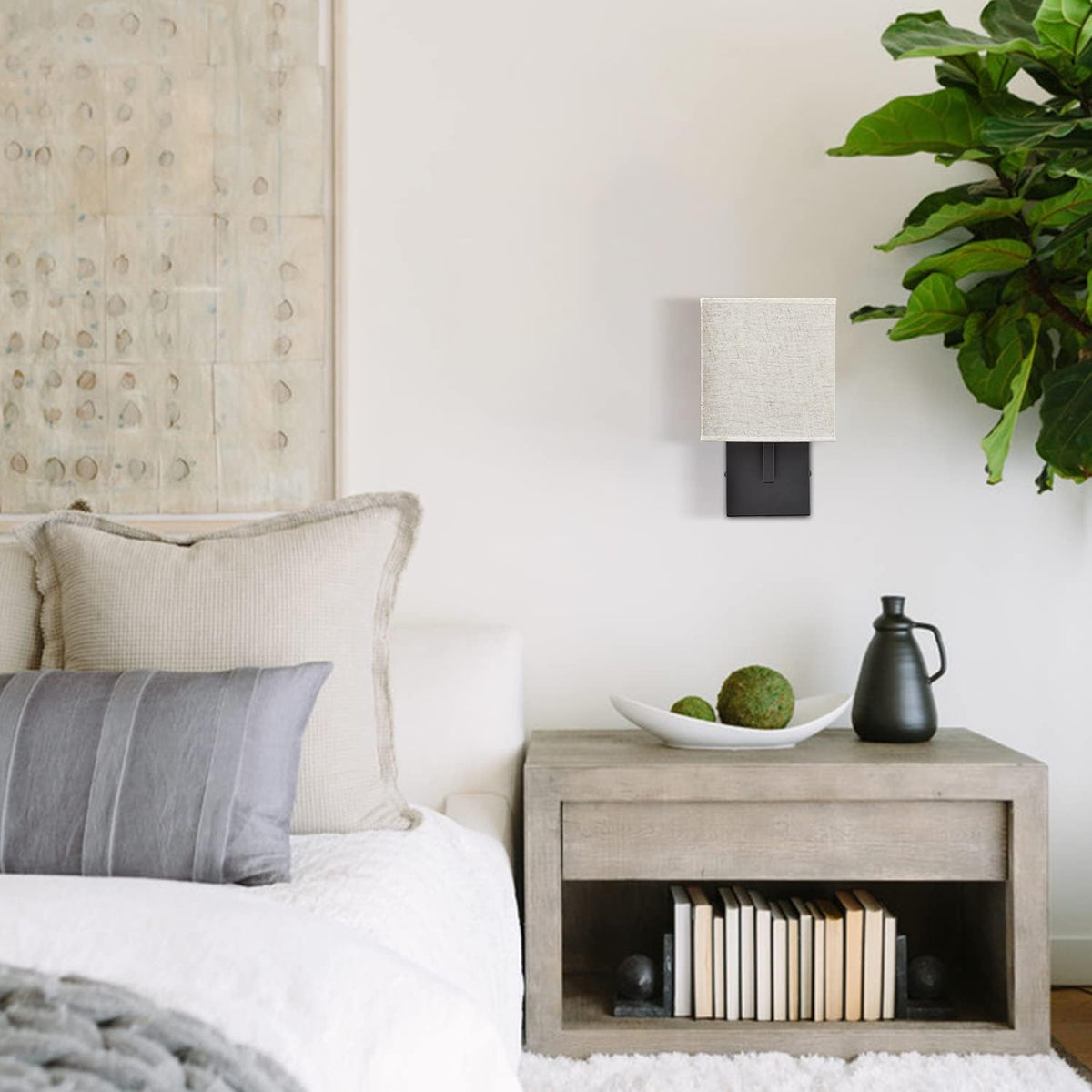 Fabric Shade Wall Lights