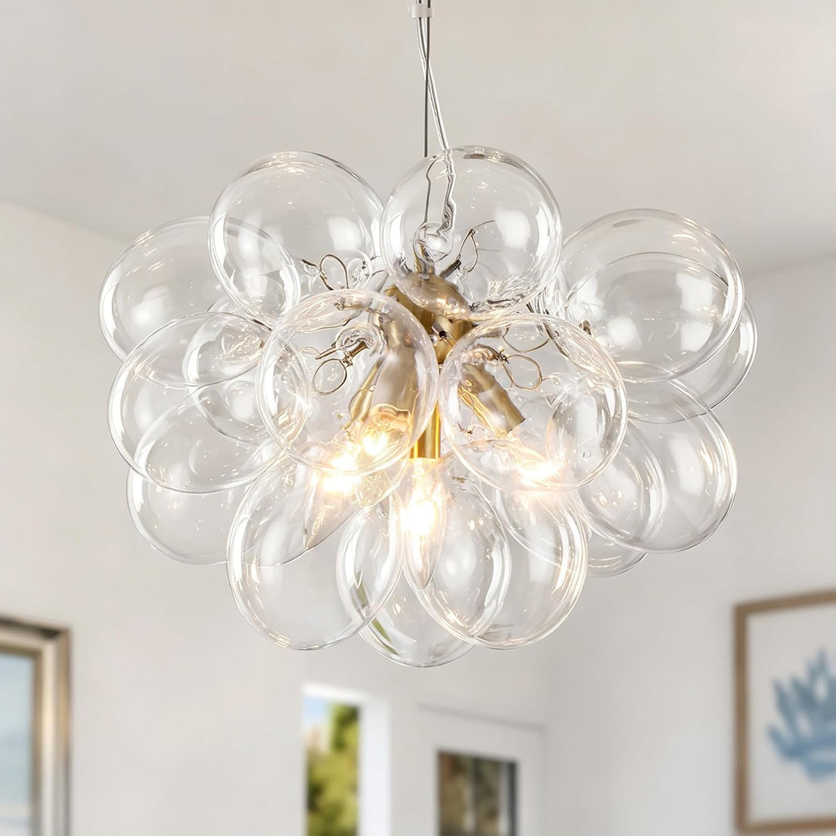 Clear Glass Chandeliers