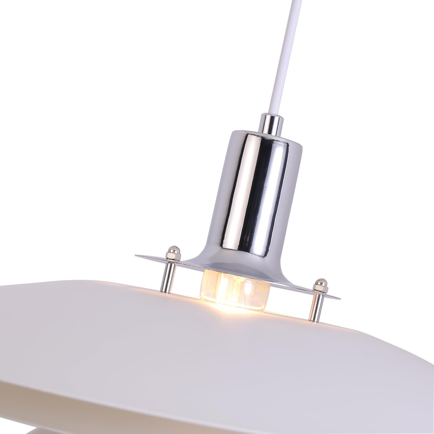 Four Tier White Metal Pendant Lamp