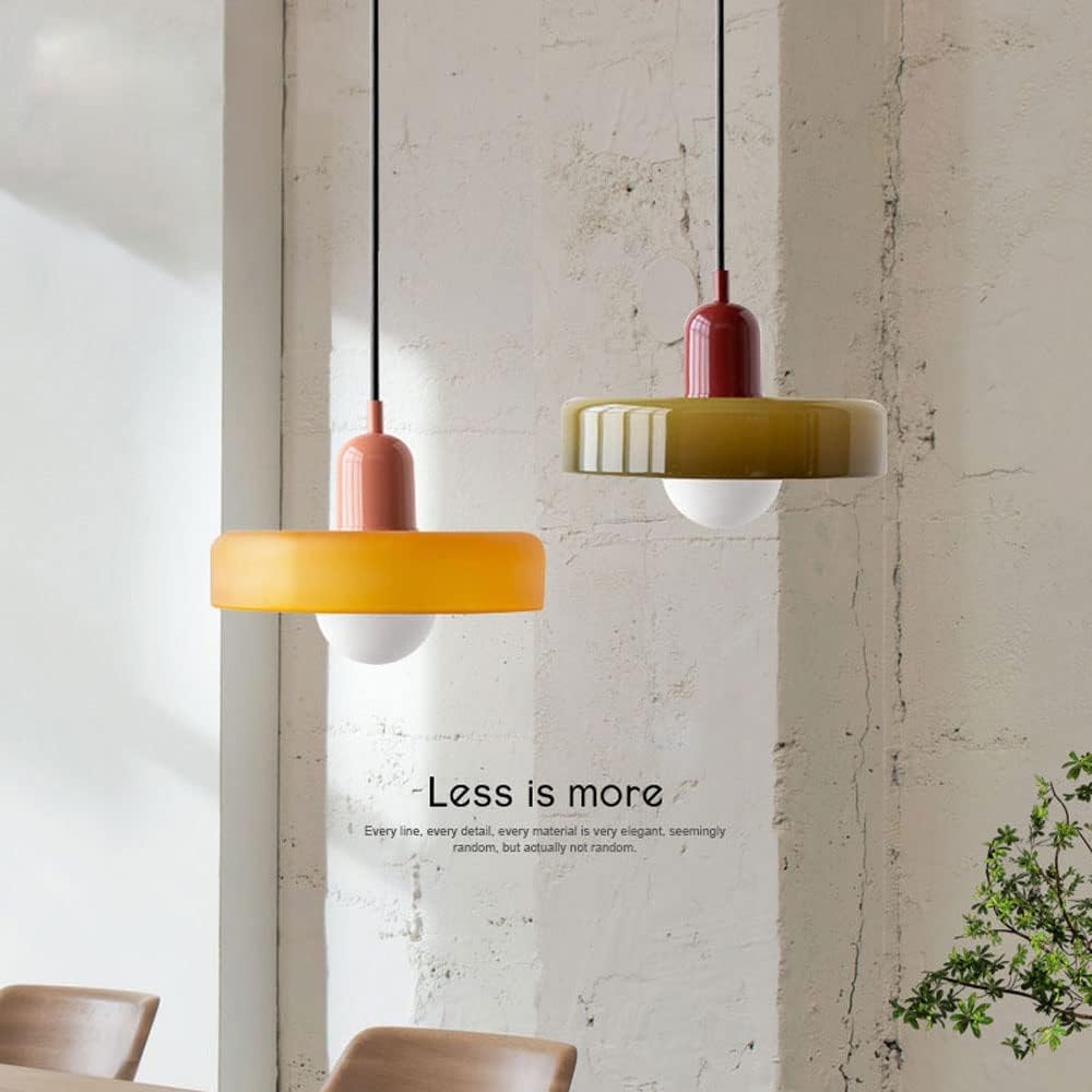 Green Glass Nordic Single Pendant Lamp