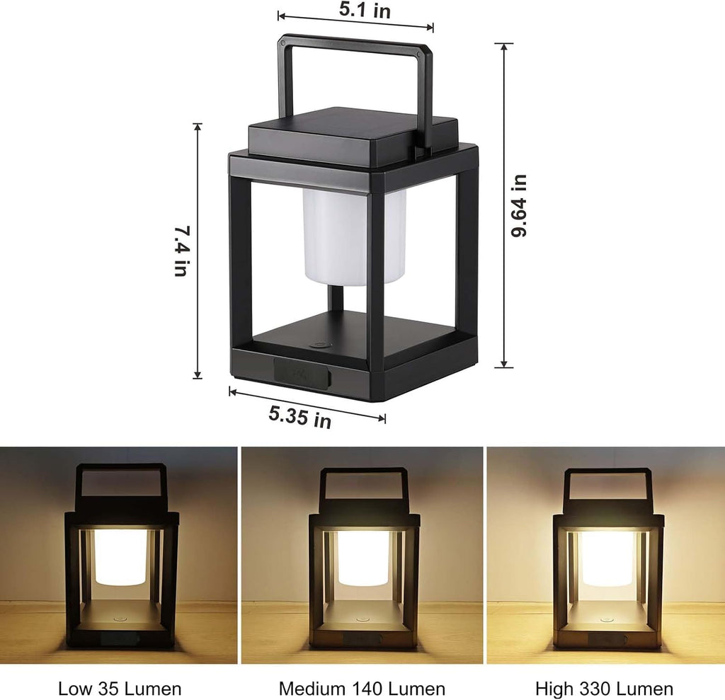 Portable Waterproof LED Solar Lantern Lamp