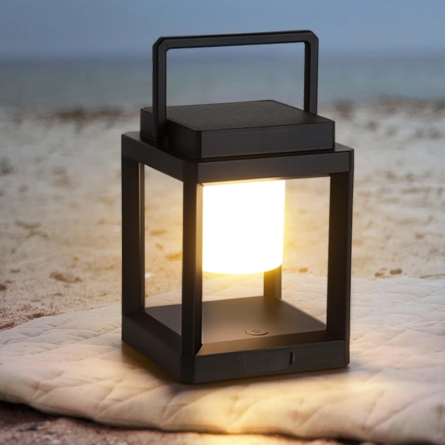 Portable Waterproof LED Solar Lantern Lamp