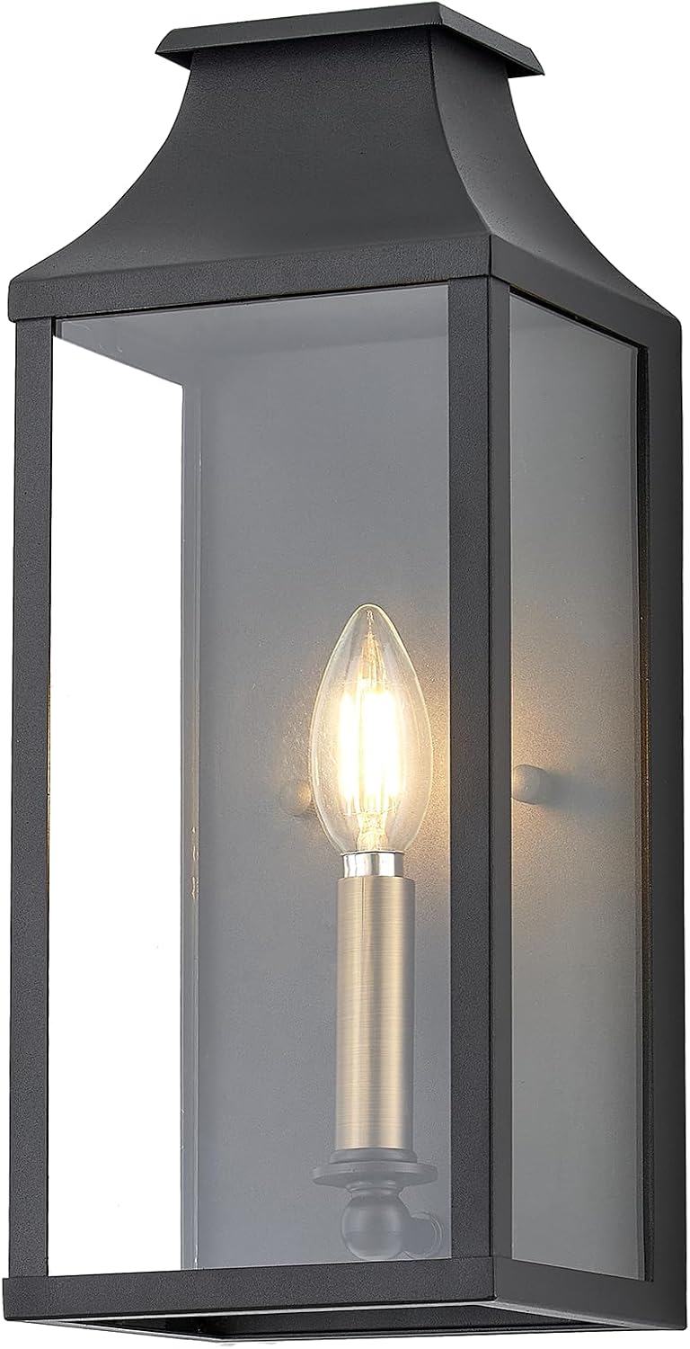 Classic Waterproof Black Outdoor Wall Lantern