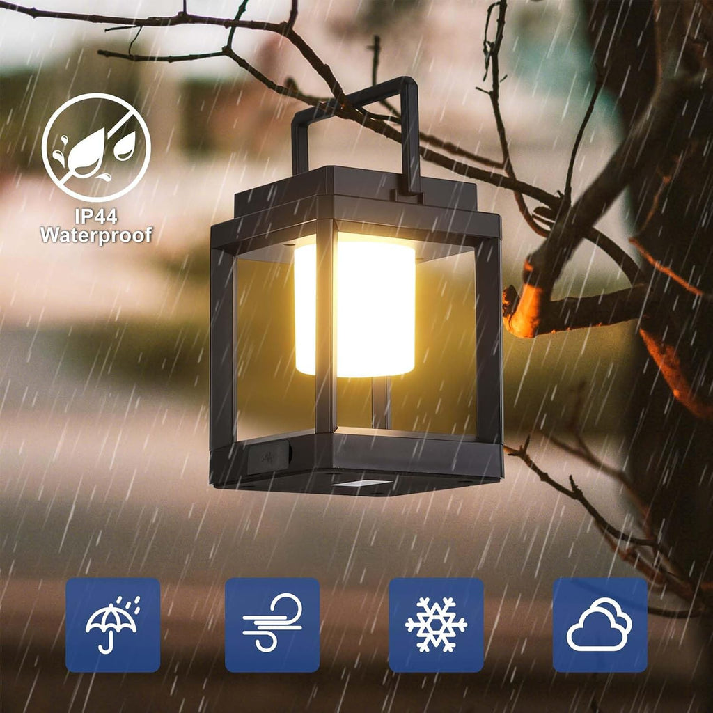 Portable Waterproof LED Solar Lantern Lamp