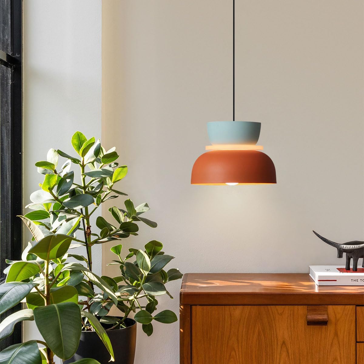 Two Tone Macaron Shade Pendant Light