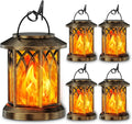 Flame Effect Waterproof Hanging Solar Lanterns